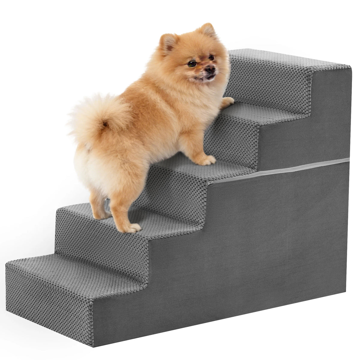 JHK Non Slip Foam Dog Stairs For Indoor Pet Climbing