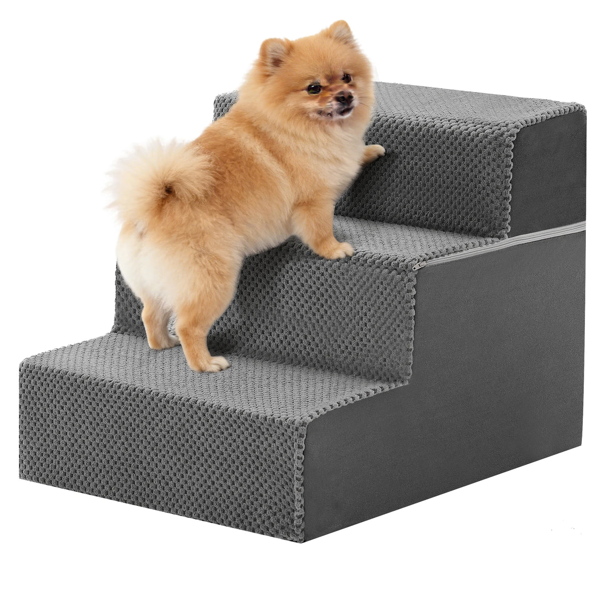 JHK Non Slip Foam Dog Stairs For Indoor Pet Climbing