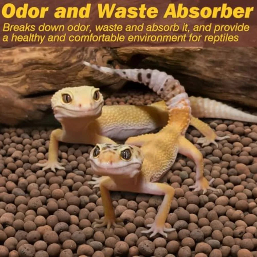 Reptile Substrate Leca Balls Expanded Clay Pebbles For Terrarium