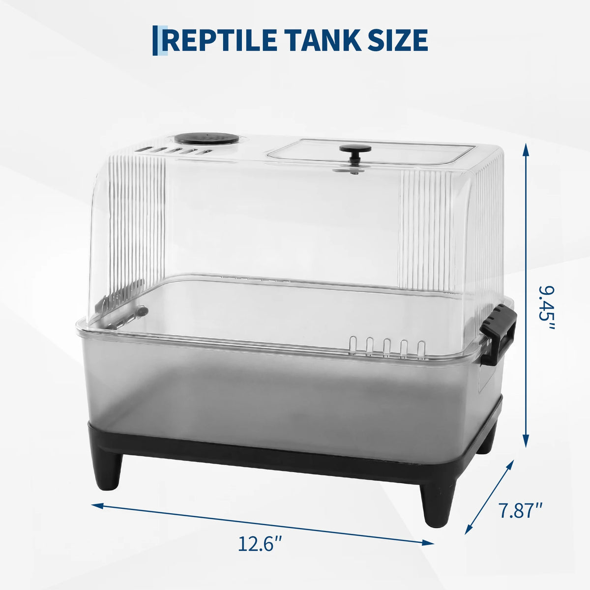 HiMISS Reptile Tank Starter Kit With Heating Pad And Accessories