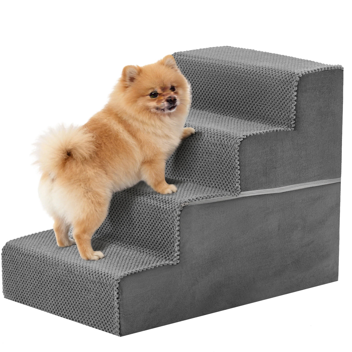 JHK Non Slip Foam Dog Stairs For Indoor Pet Climbing