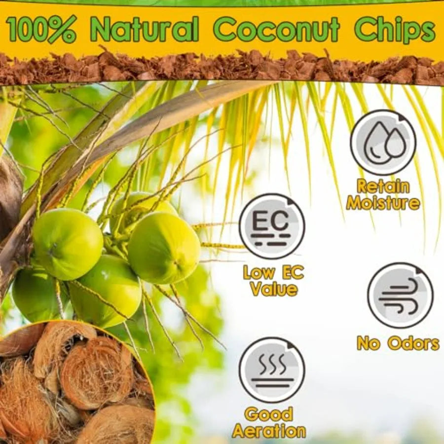 Coconut Husk Chips Substrate Reptiles Snakes Tortoises Geckos