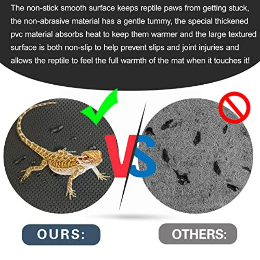 Bearded Dragon Tank Accessories Reptile Terrarium Carpet Substrate